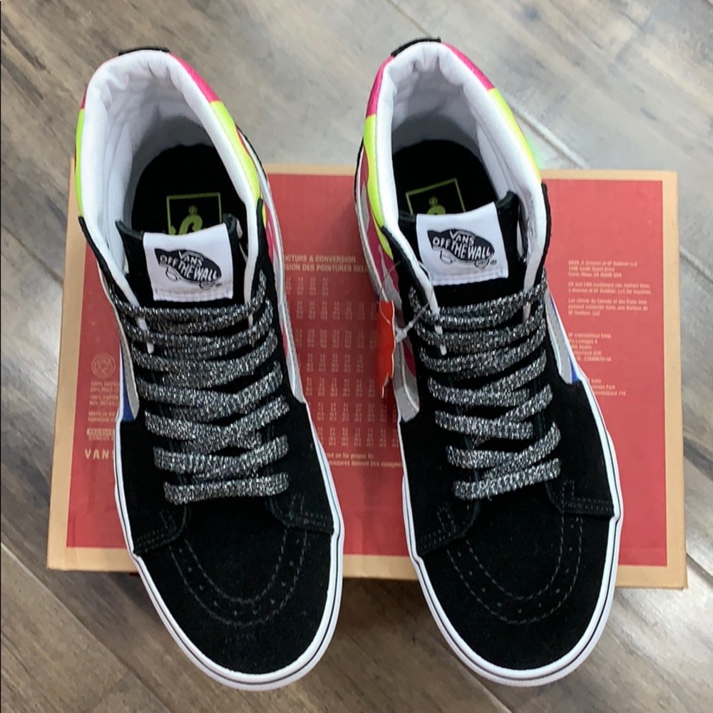 •VANS Sk-8-HI PLATFORM 2 After Dark CAMO/True White - Picture 9 of 16
